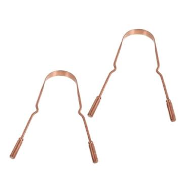 Imagem de ULTECHNOVO 2 Peças Escova da língua raspador de língua em forma de u limpador de língua infantil ergonomico raspador de lingua ferramenta de limpeza bucal limpador bucal manual