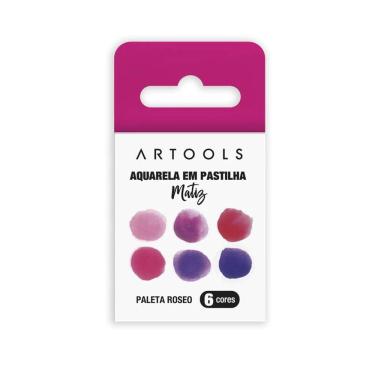 Imagem de Aquarela Em Pastilha 6 Cores Artools