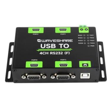 Imagem de TUOPUONE Industrial Isolated USB To 4-Ch RS232 Converter USB To Serial Adapter Original FT4232HL Chip Mac/Linux/Windows Multi-OS Compatible RS232 Female Port