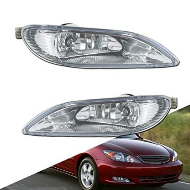 Imagem de SEBLAFF Conjunto de 2 faróis de neblina, faróis de neblina, para-choques, lentes transparentes, substituição para Corolla 2005-2008, Camry 2002-2004, Solara 2002-2003