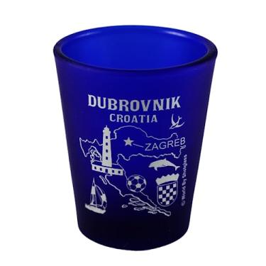 Imagem de Dubrovnik Croácia Cobalto Azul fosco shot Glass