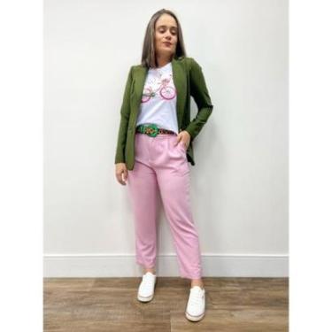 Imagem de Calça feminina social colorida-Feminino