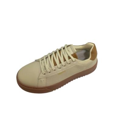 Imagem de SAPATÊNIS MASCULINO FERRACINI CITY 9130-694F EM COURO (Cinza Claro, BR, Adulto, Numérico, 40)