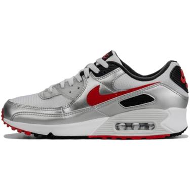 Imagem de NIKE AIR MAX 90 Adulto DX4233-001, Pó de fóton/vermelho, 45