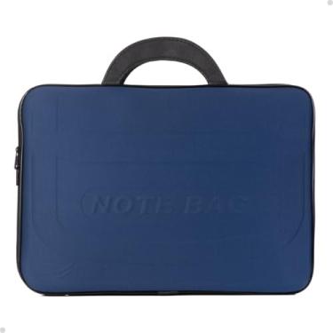 Imagem de Capa Para Notebook Com Alça E Forrada Elegante Super Protetora (Azul Marinho, 14.1")