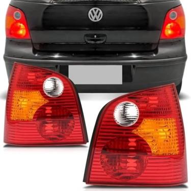 Imagem de Lanterna Traseira Polo Hatch 2003 2004 2005 2006 Tricolor UNIDADE LADO DIREITO