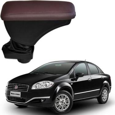 Imagem de Encosto Apoio Carro Descanso De Braço Fiat Linea 2008 A 2016 Articulad