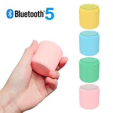 Imagem de Mini Caixinha de Som Colorida TWS Inpods Little Fun Speaker Bluetooth 