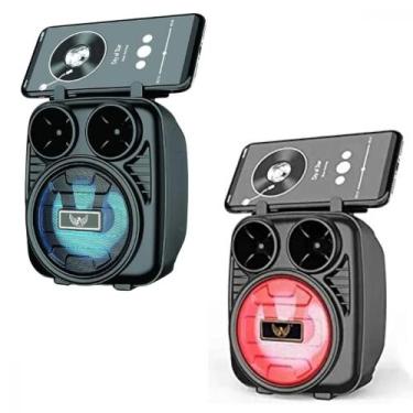 Imagem de Caixa de Som Bluetooth Portátil Suporte Celular 8W Altomex - universal