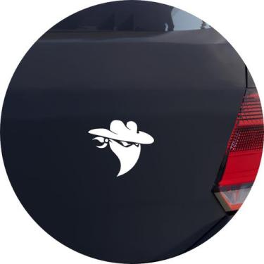 Imagem de Adesivo de Carro Sertanejo Cowboy Bandido - Cor Branco - Melhor Adesiv