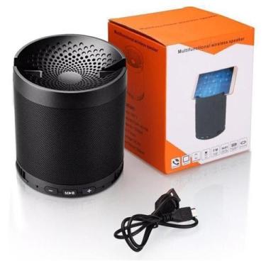 Imagem de Caixa De Som Bluetooth Q3 Usb Mp3 Aux Com Suporte Celular - Altomex