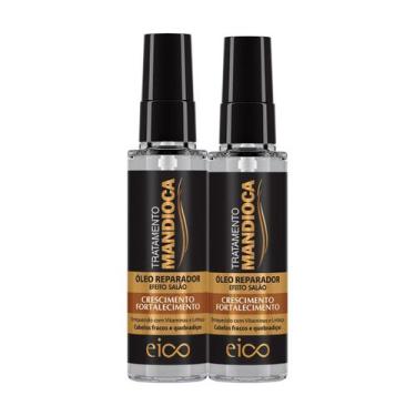 Imagem de Kit Eico Óleo Capilar Reparador de Pontas Nutrição Hidratação Proteção