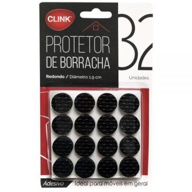 Imagem de Protetor para moveis de borracha mesas cadeiras sofás 32 pçs - Clink