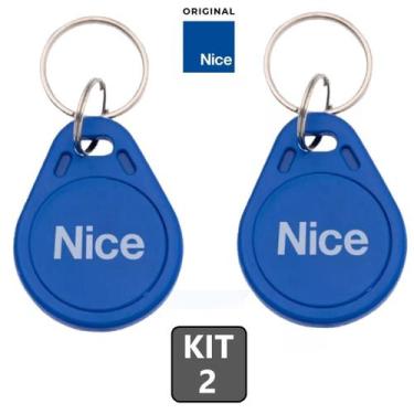 Imagem de Kit C/2 Chaveiro Aproximação Tag Rfid 125khz Linear Nice
