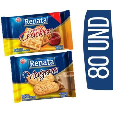 Imagem de Biscoito Em Sache Cream Cracker Maizena Maisena Renata 80 U