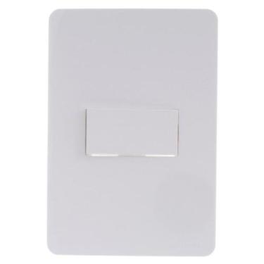 Imagem de Interruptor Simples 20A 4x2 1 Tecla Branco Orion Schneider, Branco