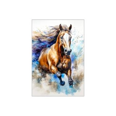 Imagem de Painel De Festa Vertical 1,50 x 2,20 - Country Cavalo Azul 028 - Via C