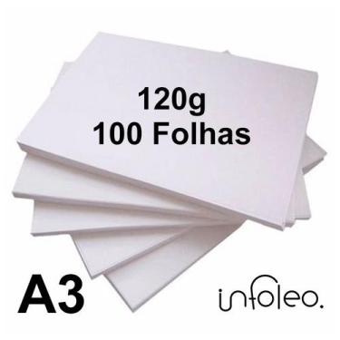 Imagem de Papel Offset A3 120g Branco - 100 Folhas - Chambril