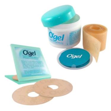 Imagem de Kit Disco Areolar + Fita Silicone Cicatrizante Pós Cirúrgico 60cm - O'