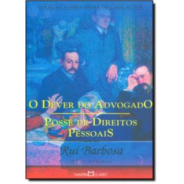 Imagem de Livro - O dever do advogado: Posse de direitos autorais