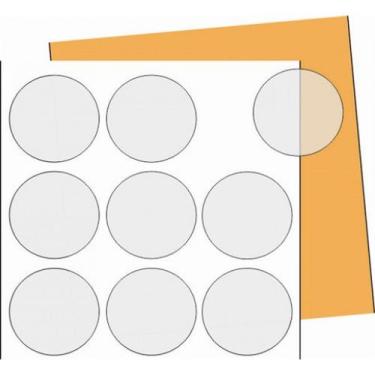 Imagem de Etiqueta Adesiva Transparente 10mm Rolo C/1000 Etiquetas - DC Automaçã