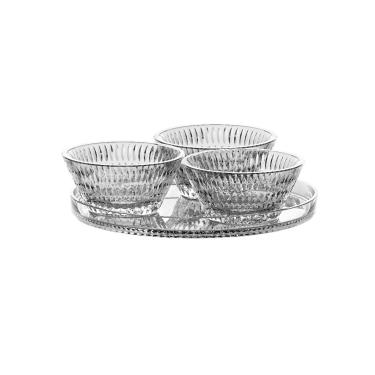 Imagem de Kit para Sobremesa 4 Peças Ethno em Vidro 305ml Nachtmann