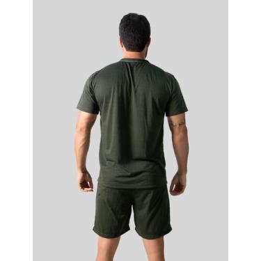 Imagem de Pijama Masculino Básico Manga Curta Liso Para Dormir Rlc Modas, Cinza,