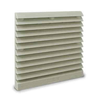 Imagem de Veneziana Com Filtro Para Ventilador 12x12cm Bege Sibratec