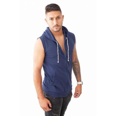 Imagem de Regata Old School Fecho Em Zíper Masculina C/ Capuz M31 - Fanáticos Po