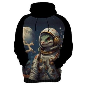 Imagem de Moletom Casaco Blusa Reptil Cobra Astronauta Lua Marte - Enjoy Shop, G