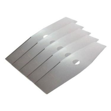 Imagem de 5 Laminas Facao 2 Pontas Roçadeira Lâmina Facão Faca - Genérico