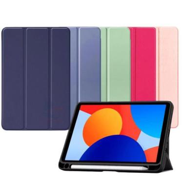 Imagem de Capa Case Smart Para Tablet Xiaomi Redmi Pad SE 8.7" Com Função Sleep 