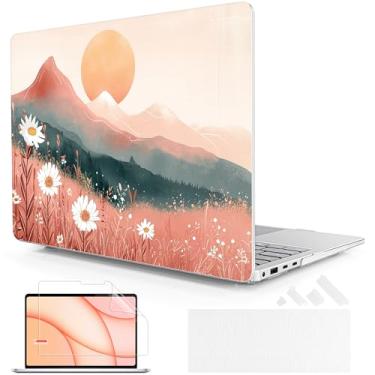 Imagem de Lepeoac Capa para laptop Microsoft Surface de 13,9 polegadas, 2024 Windows 11 Copilot+ PC, tela sensível ao toque da 7ª edição, capa rígida de plástico com capa de teclado e protetor de tela,