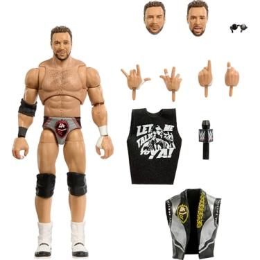 Imagem de Mattel WWE Ultimate Edition Action Figure & Accessories, 6-inch LA Knight Collectible Set, Swappable Heads & Hands, 30 Articulation Points