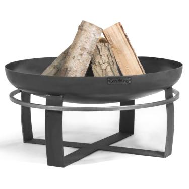 Imagem de Cook King 111262 Tigela de fogo Viking, 80 cm de diâmetro, fogueira a lenha da Good Directions