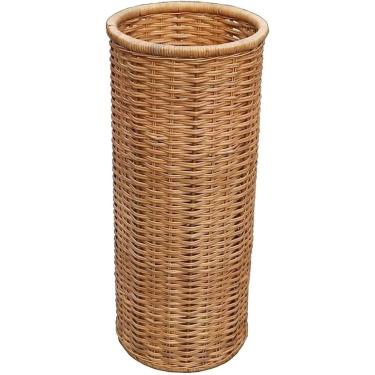 Imagem de Porta-guarda-chuva Bin Bambu Rattan Guarda-chuva Suporte Guarda-chuva Rac Multifuncional Guarda-chuva Armazenamento Bucet E Guarda-chuva Bastões Waling Stics Holder
