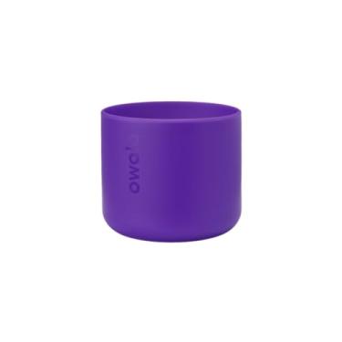 Imagem de Owala Bota de silicone para garrafa de água, capa protetora antiderrapante para garrafas de água de aço inoxidável FreeSip, Twist e Flip de 947 ml, violeta
