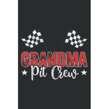 Imagem de Racing Car Grandma the Birthday Boy Good Grandma Pit Crew Quote: HEARTS JOURNAL: 6" x 9", 110 Pages, Lined Journal & Diary for Writing & Notes for ... Women, Memo Diary Subject Notebooks Planner.