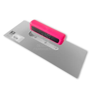 Imagem de Desempenadeira Galo Aço Inoxídavel 290x120mm Para Efeitos Decorativos Massa Corrida Gesso Original P/Pedreiro Profissional - (113/05)