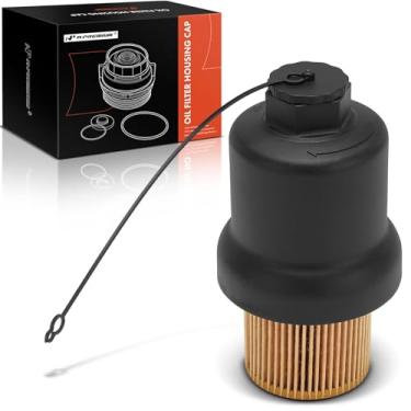 Imagem de A-Premium Substituição da carcaça do filtro de óleo para Audi A3 2004-2024 A1 A6 Q3 TT Seat Altea Touran Cap, 2.0L 2.5L, com filtro de óleo
