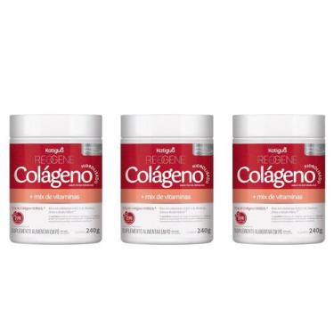 Imagem de Kit 3 Colágeno Hidrolisado Verisol + Mix De Vitaminas Frutas Vermelhas