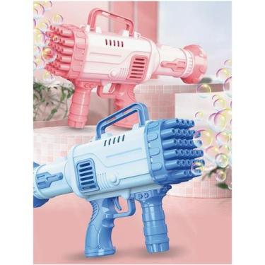 Imagem de Lançador de Bolhas Sabão Bazuka Automática Bolha de Sabão Pistola de B