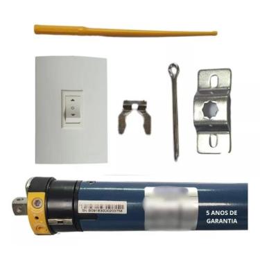Imagem de Motor Tubular 10n 220v C/ Botoeira P/ Persiana/toldo 23kg - EMTECO