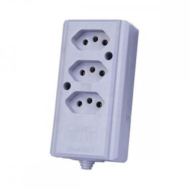 Imagem de Tomada Barra Intern.B Tripla 2P+T20A Cinza - INTERNEED