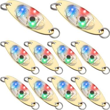 Imagem de Iscas de Pesca LED Skylety Flasher Bait - 10 Unidades - Para Pesca em 