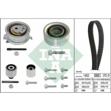 Imagem de Kit de reparo de motor tensor e correia Amarok 2010 a 2023 - INA