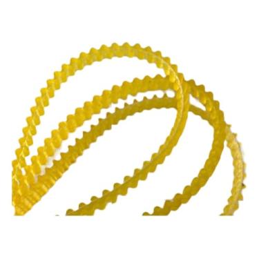 Imagem de Kit 2 Correias do Motor para Overlock Portátil Sequinha Chinesinha GN1 35cm Laranja Durabilidade