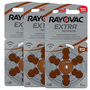 Imagem de Pilha Auditiva 312 Rayovac Bateria Pr41 kit 18 unidades