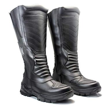 Imagem de Coturno Militar Bombeiro Civil 100% Couro com CA (Preto, BR, Adulto, Numérico, 40)