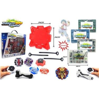 Imagem de Kit 5 Beyblade Burst C/Lançador Rantaro Daigo Shu + Maleta + Arena - T